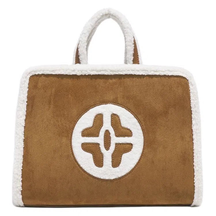 PAYOT Tote Bag Brown/Burgundy