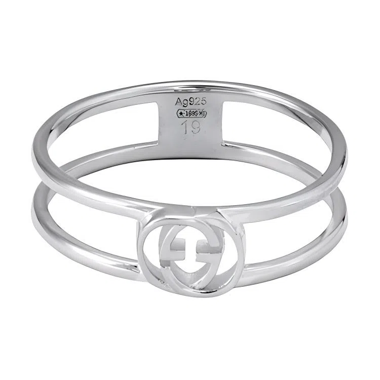 Gucci Double G Silver Ring