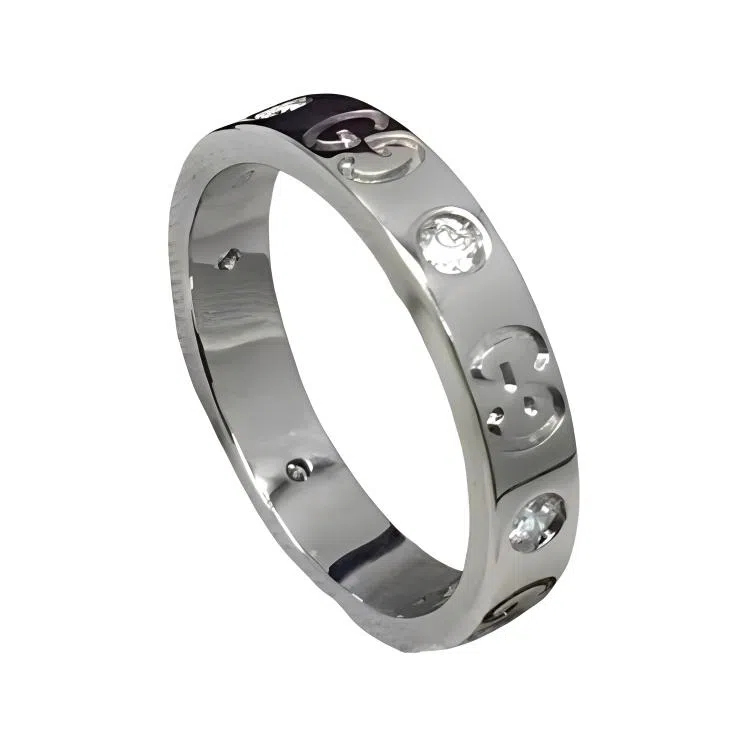 Gucci GG Running Silver Ring