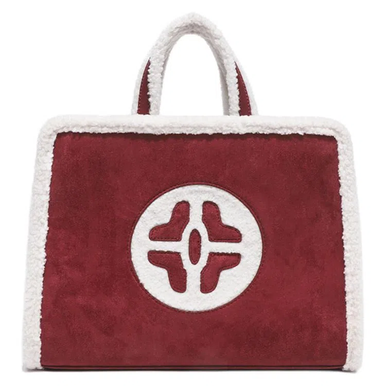 PAYOT Tote Bag Brown/Burgundy