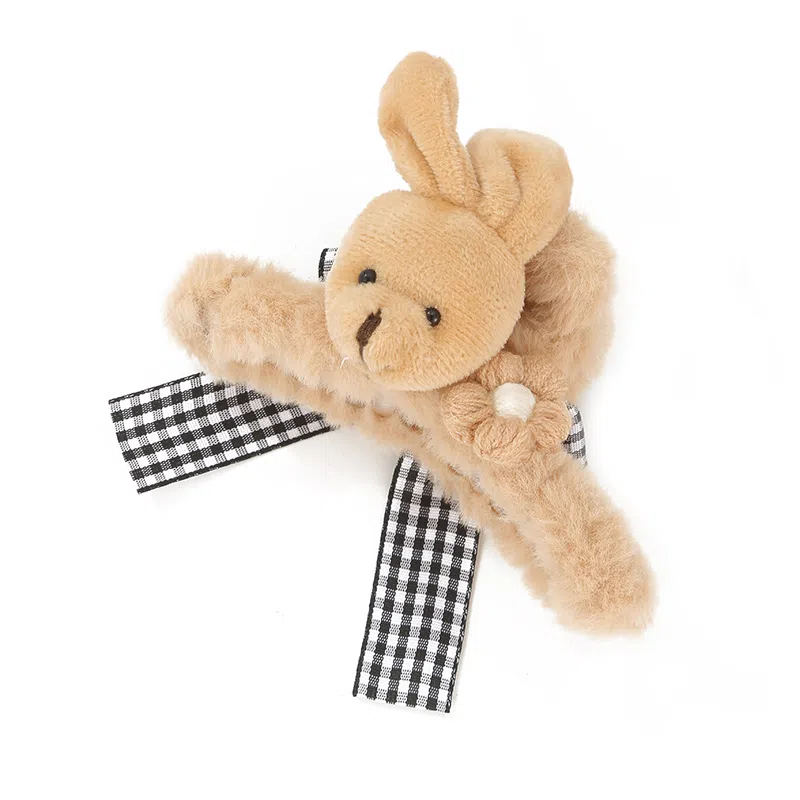 如花梦 可爱卡通动物高级感后脑勺 亚克力 发夹 女款