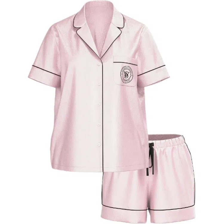 Victoria's Secret Satin Short Pajama Set PBS LOG