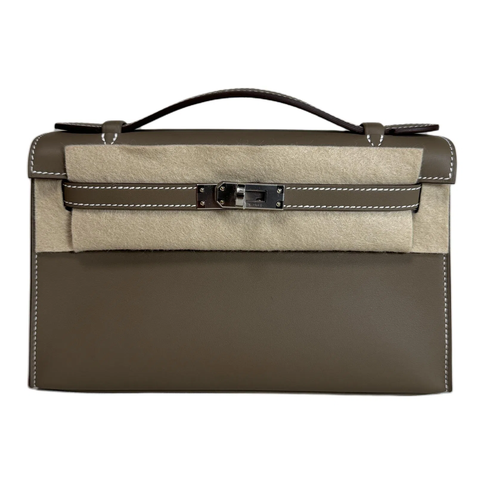 HERMES Mini Kelly Swift 18 Etoupe