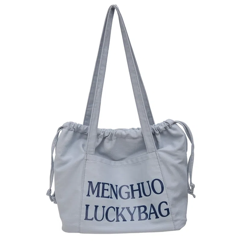 行途 休闲简约日常通勤时尚百搭 棉 单肩包 男女同款情侣款 黑色/白色/红色/黄色/卡其色/蓝色