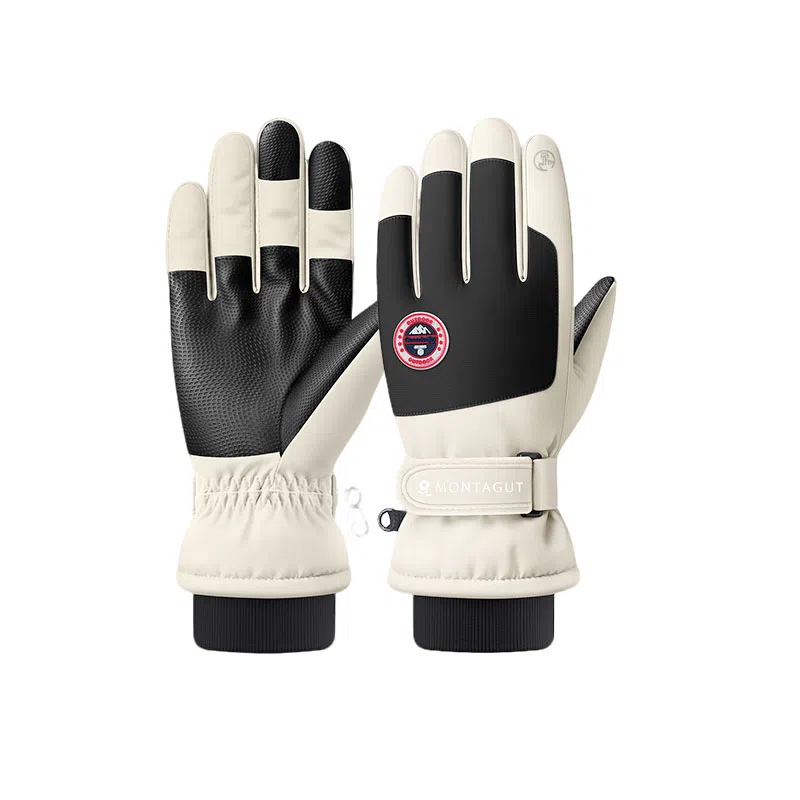 梦特娇 防寒保暖加绒加厚 棉 手套 男款