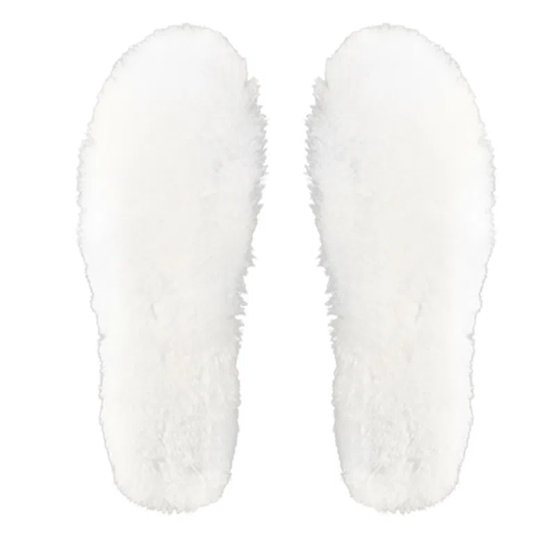 邦尼世家 皮毛一体保暖真羊毛冬天蓄热防寒防冻脚加绒加厚长绒 羊毛毡 鞋垫 儿童款