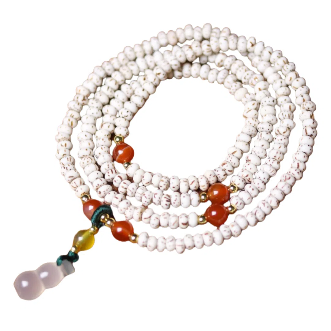 書卓 多圈佛珠葫芦流苏 新中式 盘玩#好运 星月菩提 手串 男女同款情侣款