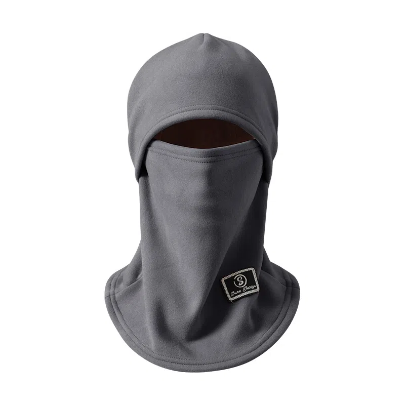 浪莎 骑行防风面罩围脖一体摩托车自行车可戴头盔滑雪加绒保暖防风防寒护脸护颈 有弹力 帽子 男女同款情侣款