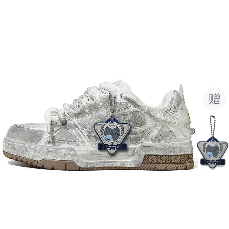 SK.TRIP Burgundy Low Sneakers