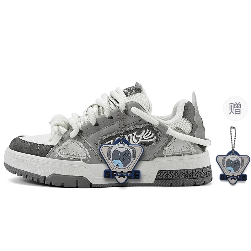 SK.TRIP Burgundy Low Sneakers