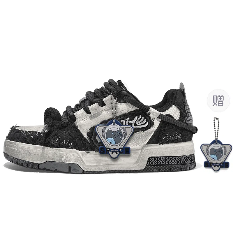 SK.TRIP Burgundy Low Sneakers