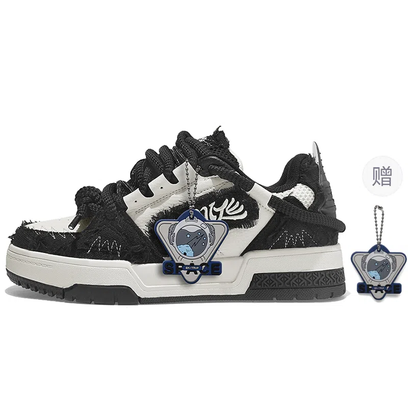 SK.TRIP Burgundy Low Sneakers