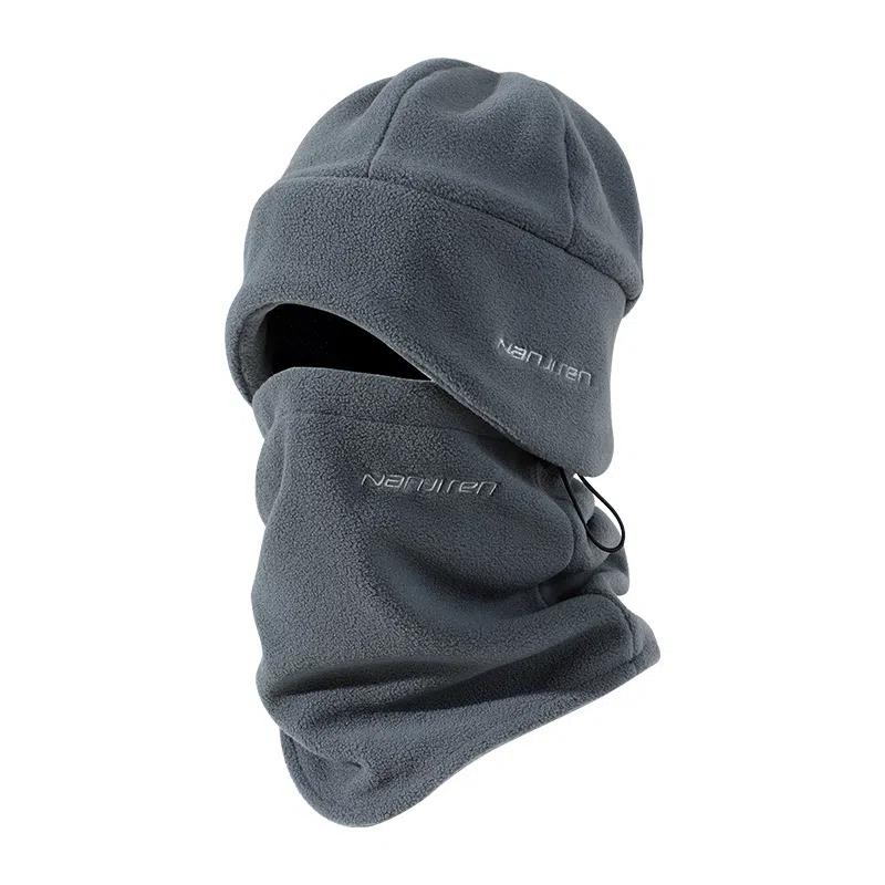 南极人 冬季加绒骑行防寒德绒保暖脖套护颈户外骑车登山滑雪面罩防风护耳 加厚 帽子 男款