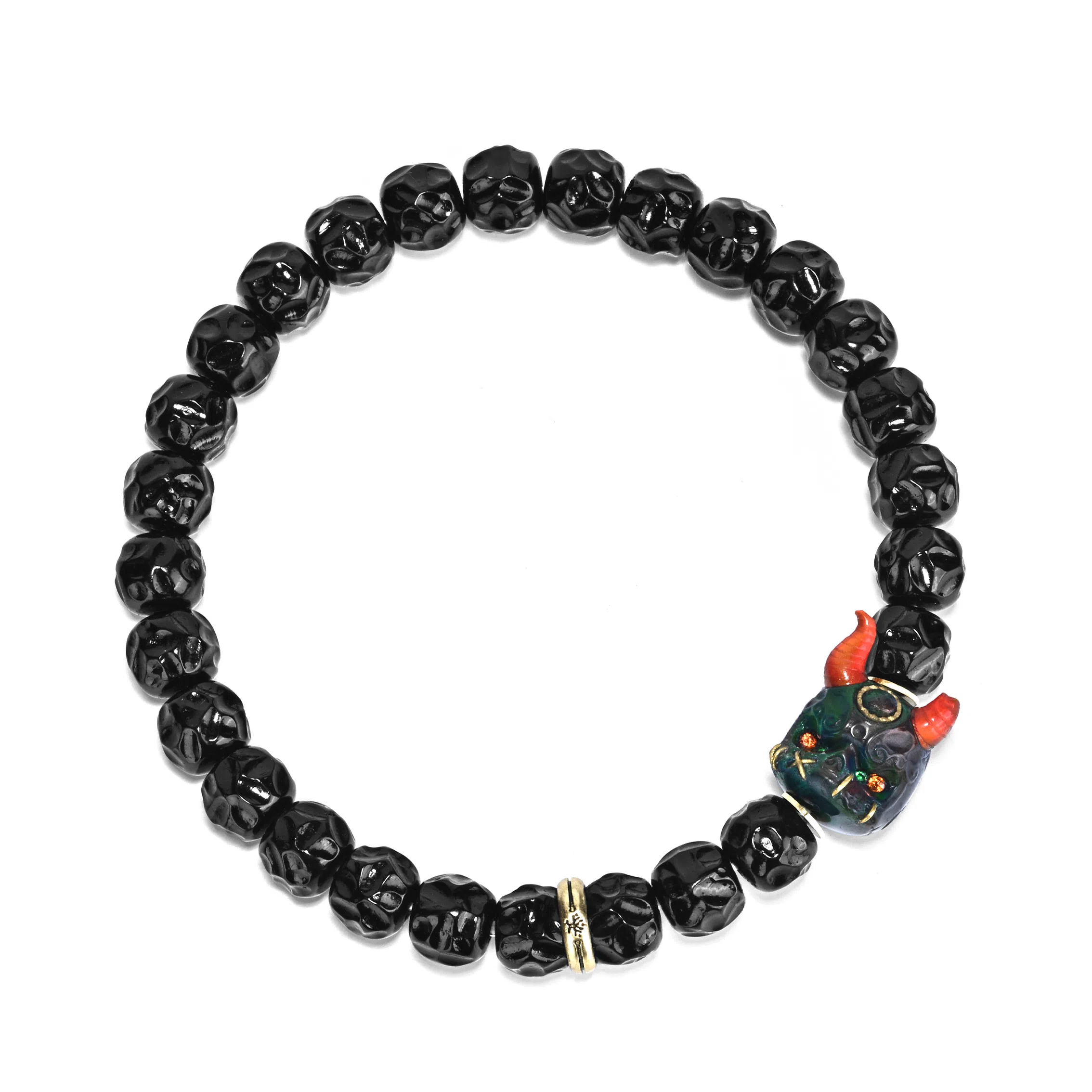 钰澜文玩 球刀无相地域男爵搭配款 椰蒂 手串 男女同款情侣款