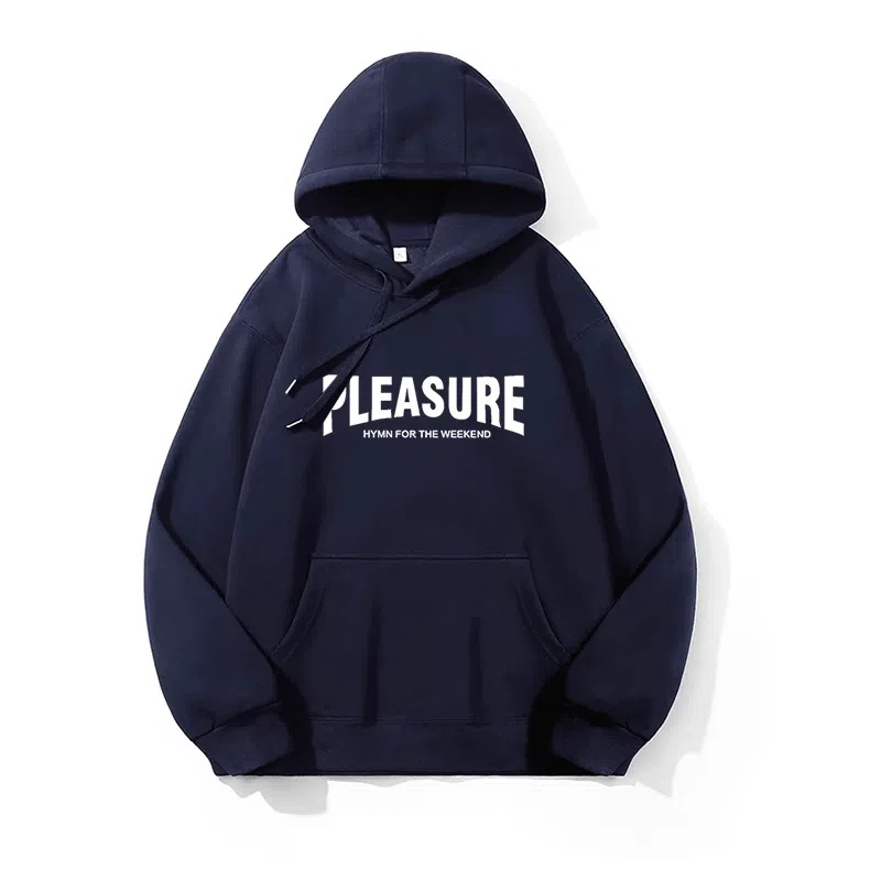 莫代尔 春秋季舒适亲肤潮流简约字母时尚印花潮牌连帽长袖上衣可外穿打底衣 男女同款