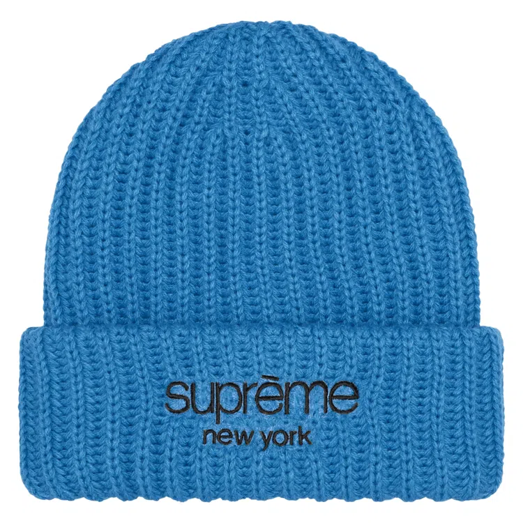 Supreme Classic Logo Chunky Ribbed Beanie