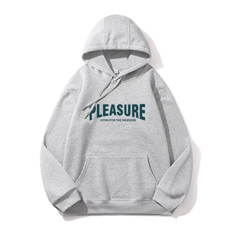 莫代尔 春秋季舒适亲肤潮流简约字母时尚印花潮牌连帽长袖上衣可外穿打底衣 男女同款