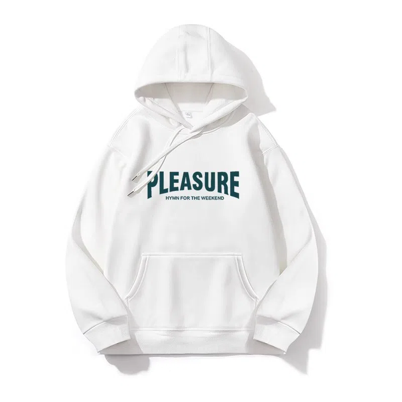 莫代尔 春秋季舒适亲肤潮流简约字母时尚印花潮牌连帽长袖上衣可外穿打底衣 男女同款