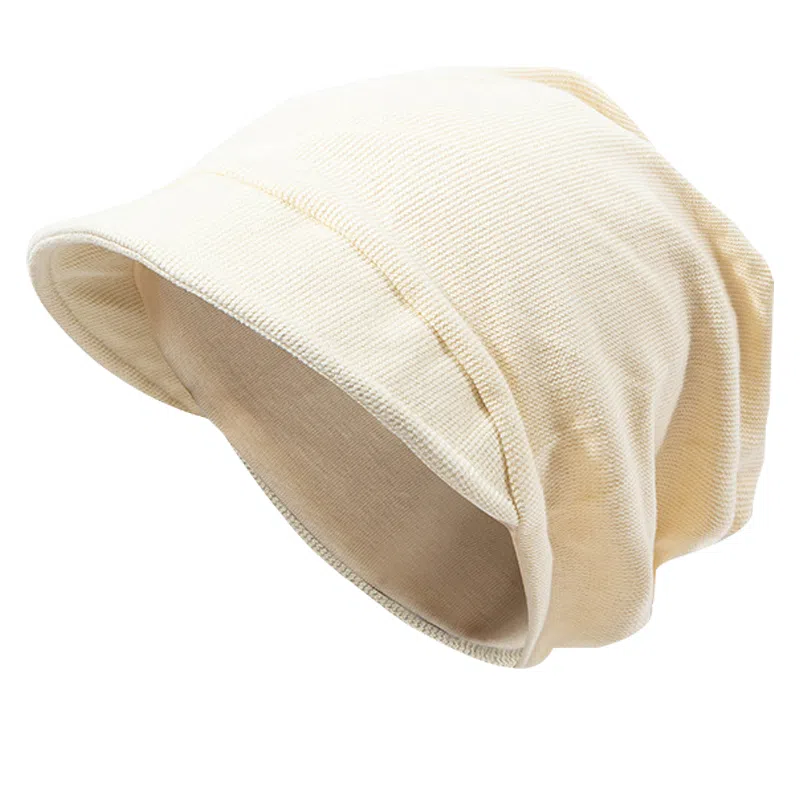 浪莎 日系短檐防风秋冬显脸小护耳懒惰风月子包头冷帽 棉 堆堆帽 女款