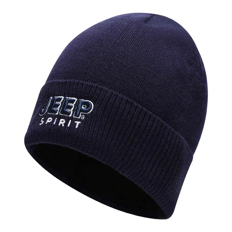 JEEP SPIRIT Windproof Knit Hat Black