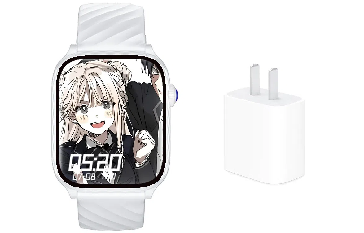 诺巴曼 智能手表男女情侣款 自定义表盘 蓝牙通话消息提醒 心率睡眠检测多功能运动学生百搭 男女同款