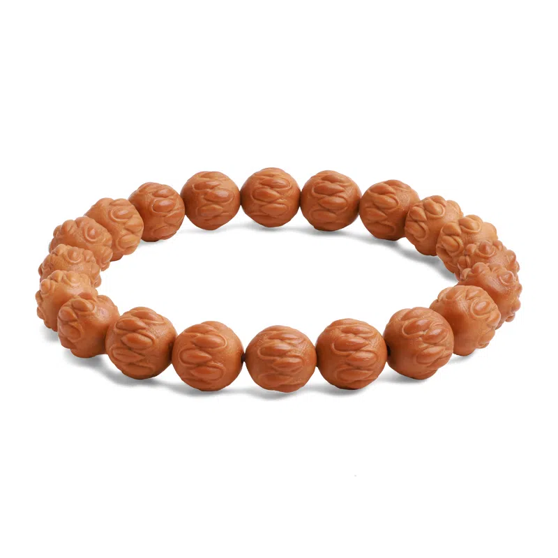 木盛缘 雕刻正圆佛珠#好运 猴头核桃 手串 男女同款情侣款