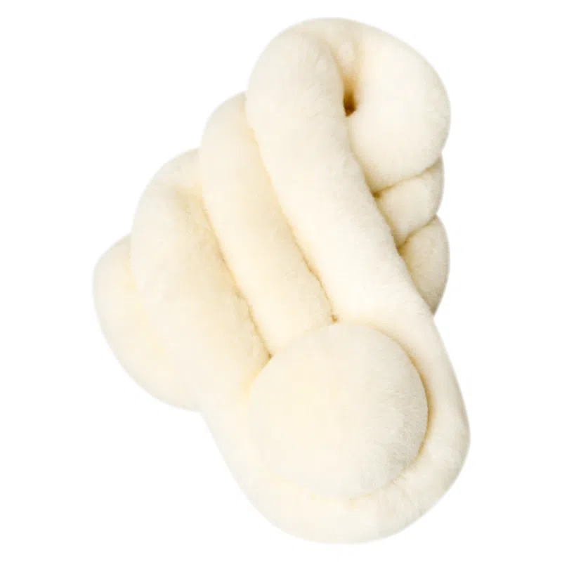 啄木鸟 甜美可爱软糯毛茸茸加绒加厚保暖防寒纯色高级感皮草时尚百搭 獭兔毛 绒线围巾 男女同款情侣款