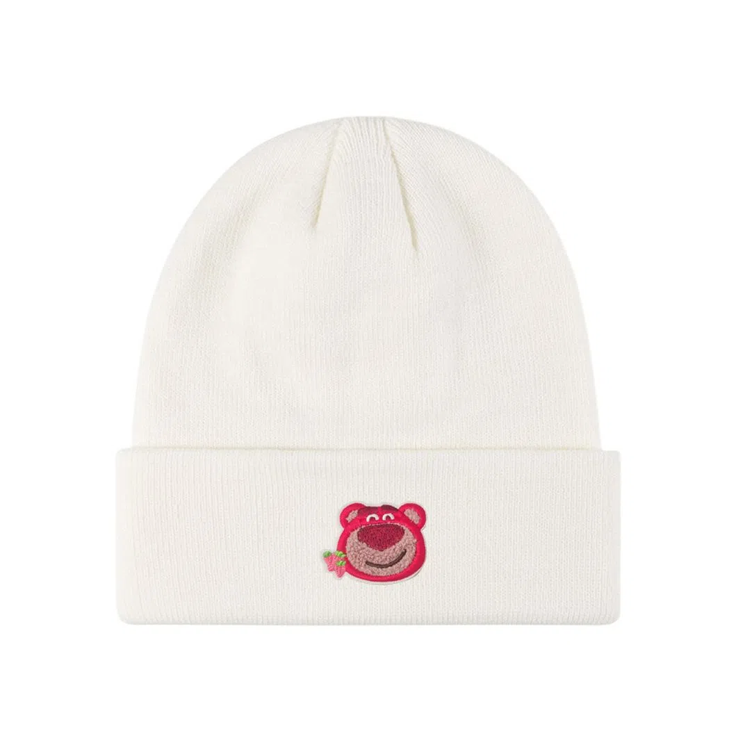 Disney Strawberry Bear Knit Hat Black