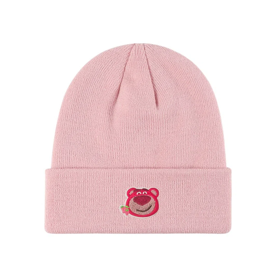 Disney Strawberry Bear Knit Hat Black