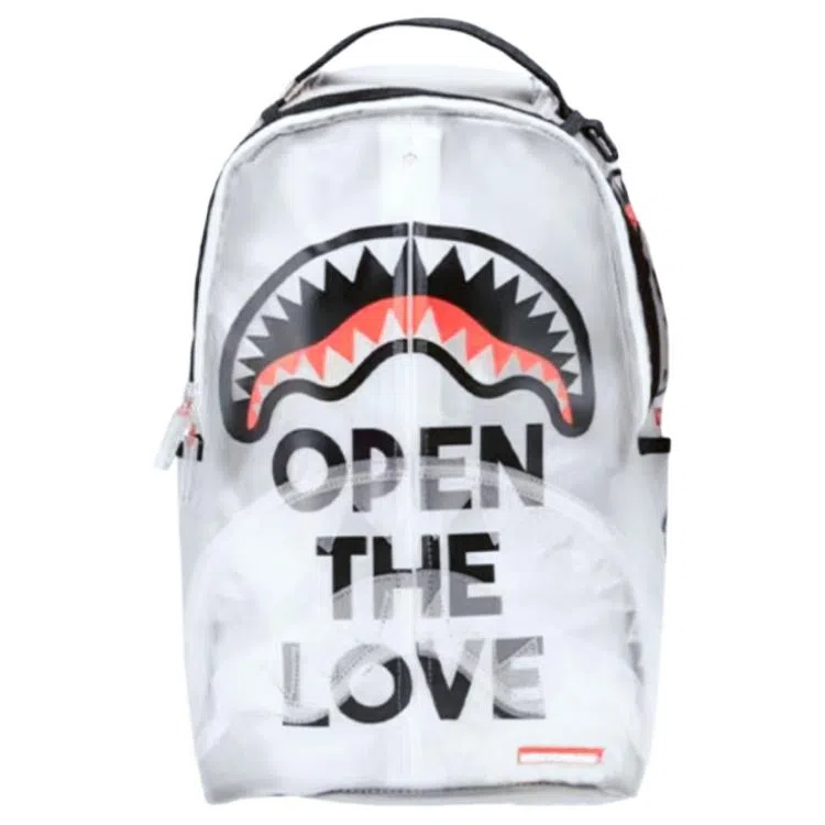SPRAYGROUND Shark Mouth Transparent Backpack