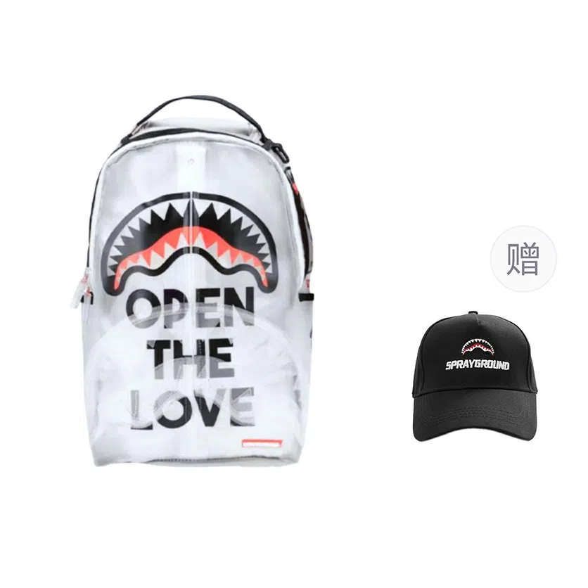 SPRAYGROUND Shark Mouth Transparent Backpack