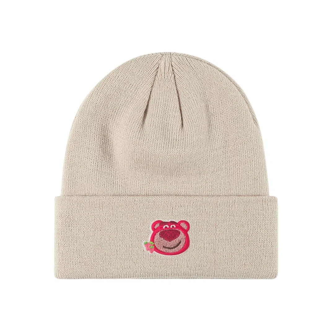 Disney Strawberry Bear Knit Hat Black