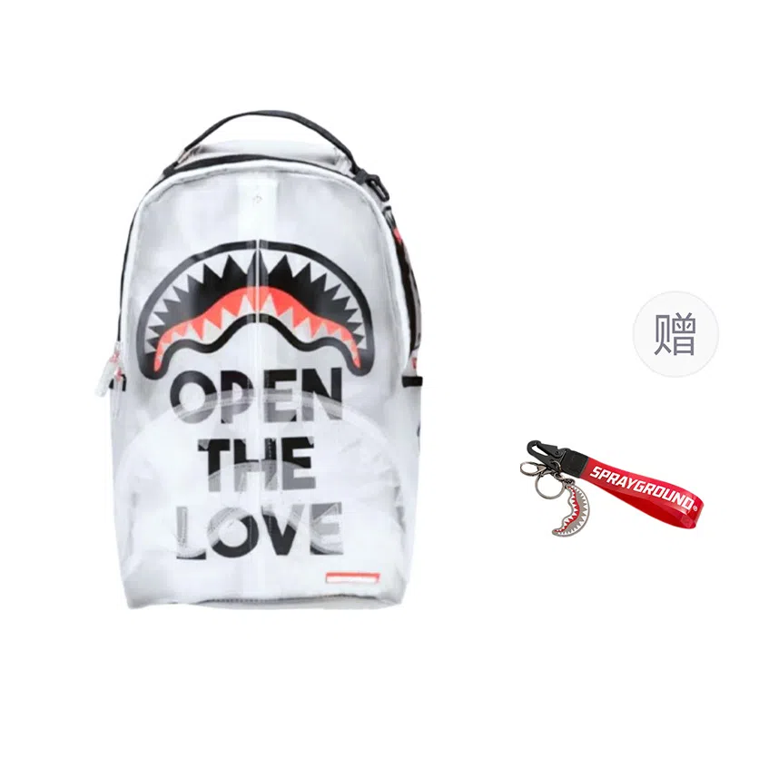 SPRAYGROUND Shark Mouth Transparent Backpack