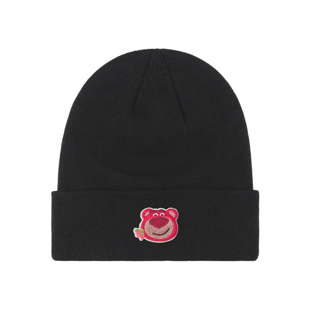 Disney Strawberry Bear Knit Hat Black