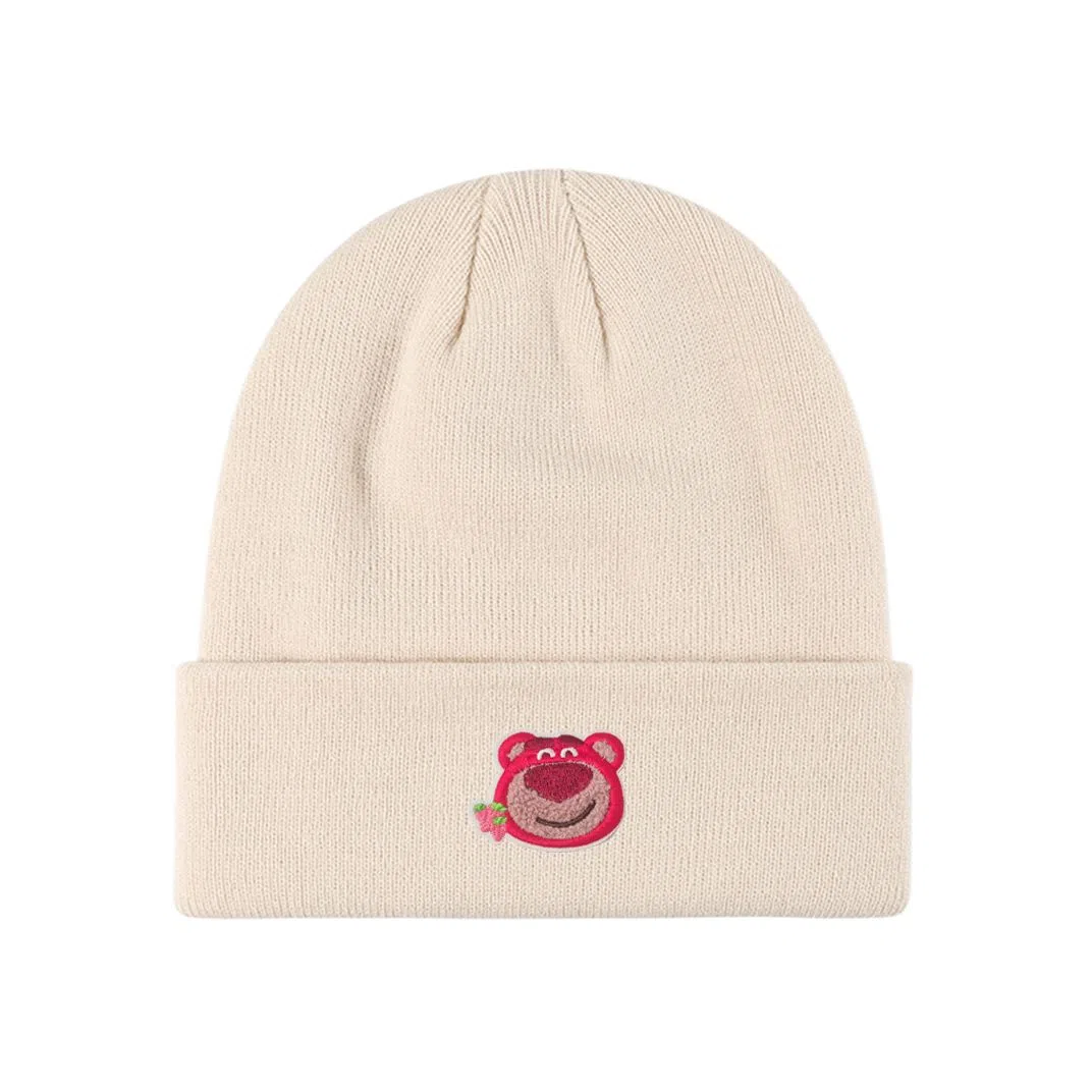 Disney Strawberry Bear Knit Hat Black