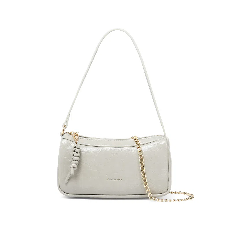 TUCANO Small PU Shoulder Bag Black Gray