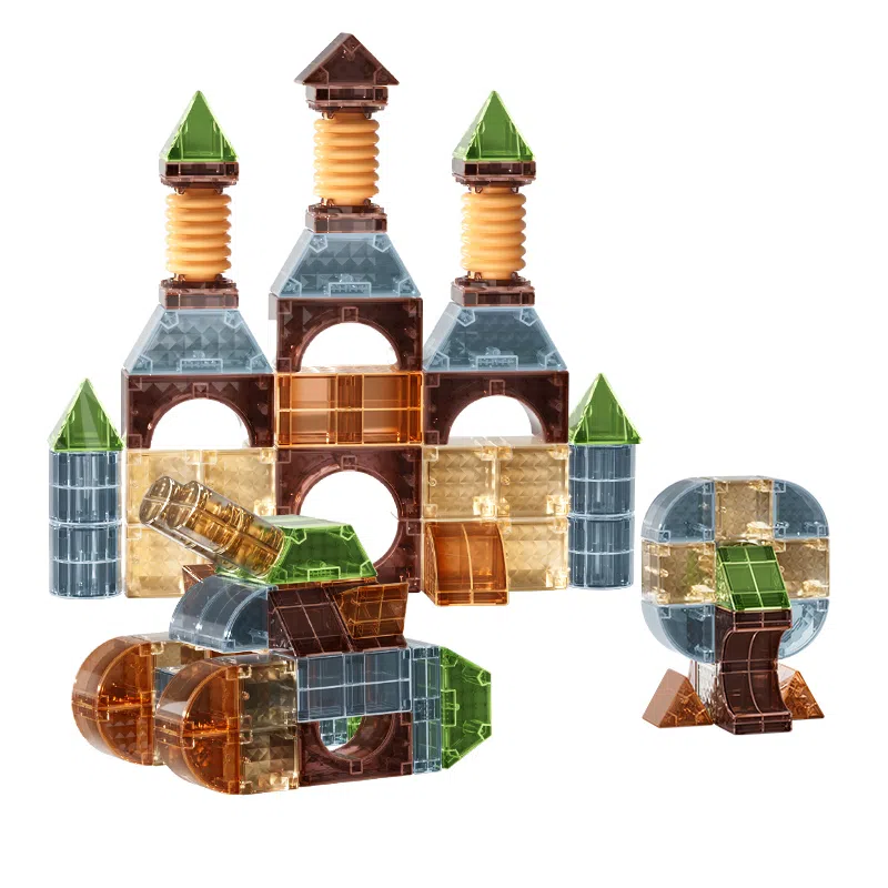 顽兔 磁力立体几何积木 百变拼装 早教益智玩具