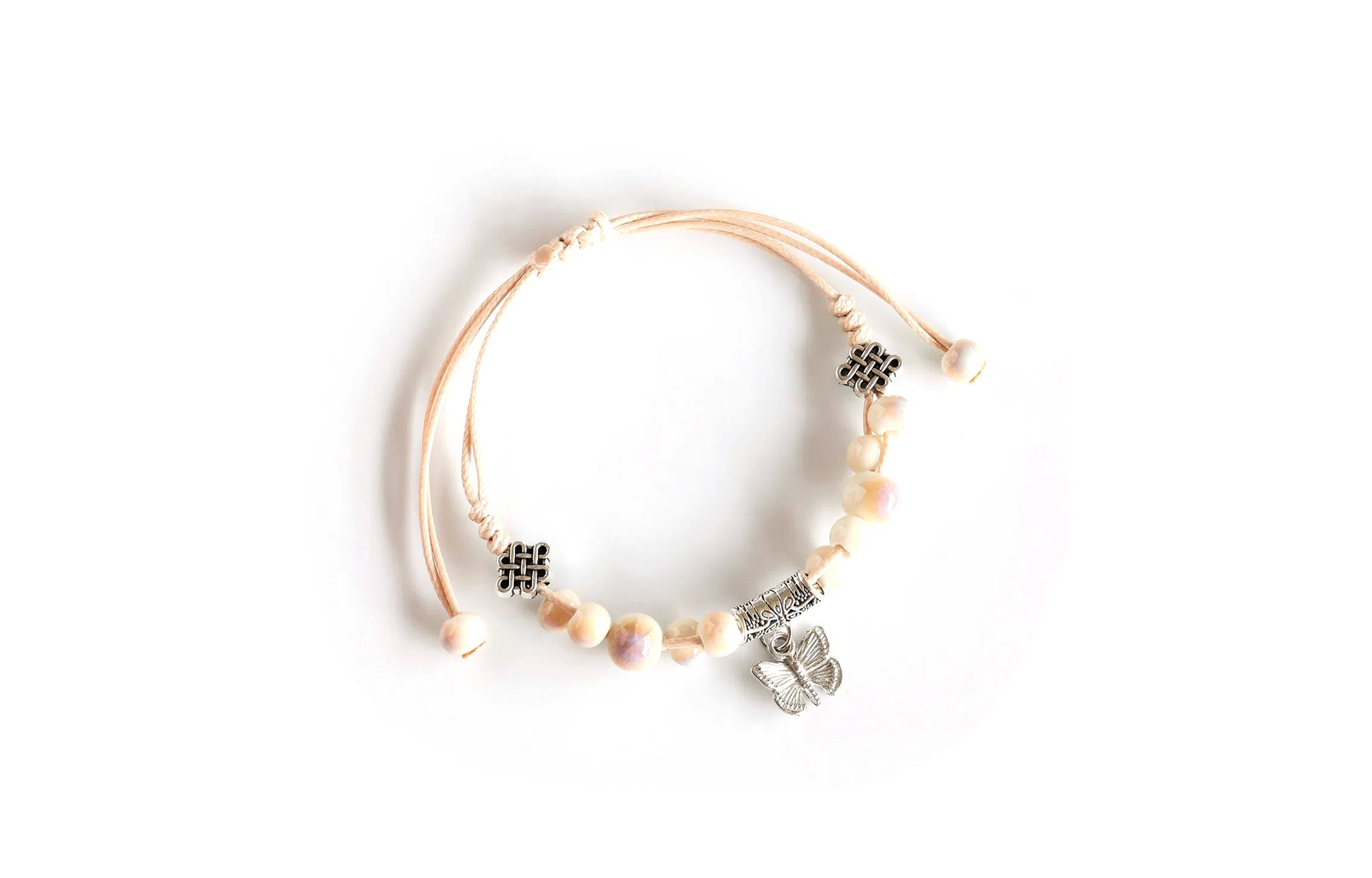 嘉福莱 精致国风小众 寓意满满五福临门 新中式百搭国潮 年年有余#好运 琉璃 手链 男女同款情侣款