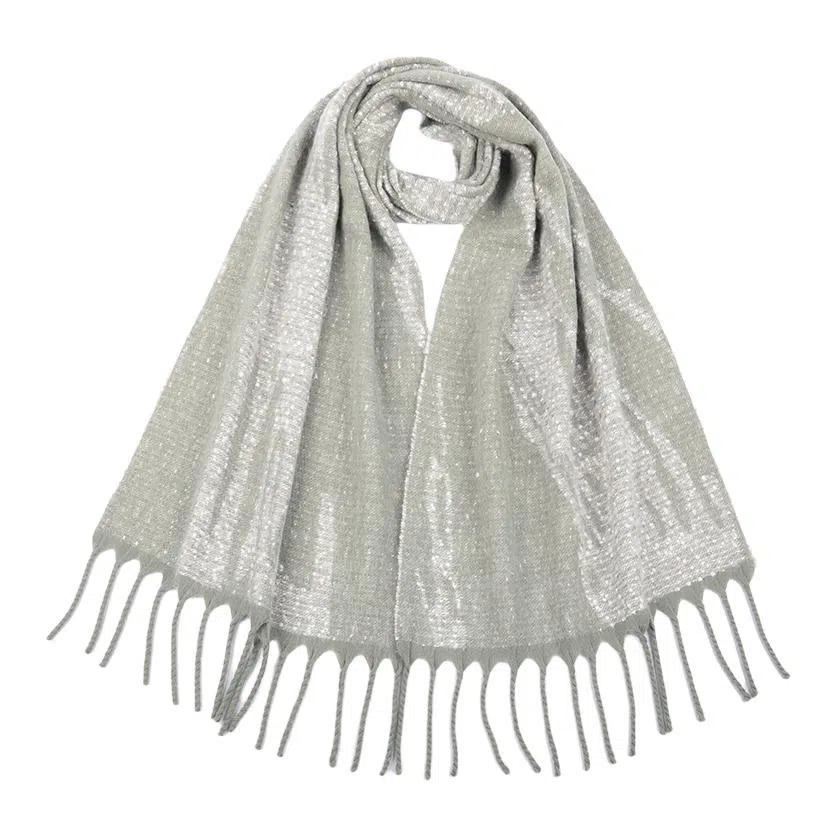 红豆 保暖加厚时尚百搭 羊毛 绒线围巾 女款