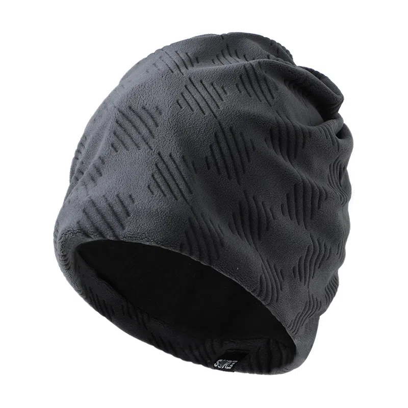 俞兆林 产后秋冬月子帽户外防风堆堆帽女百搭保暖护颈脖套大头围包头帽显脸小 腈纶 帽子 女款