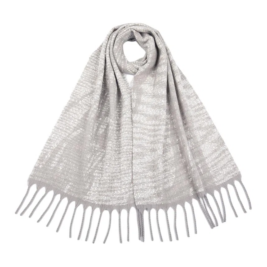 红豆 保暖加厚时尚百搭 羊毛 绒线围巾 女款