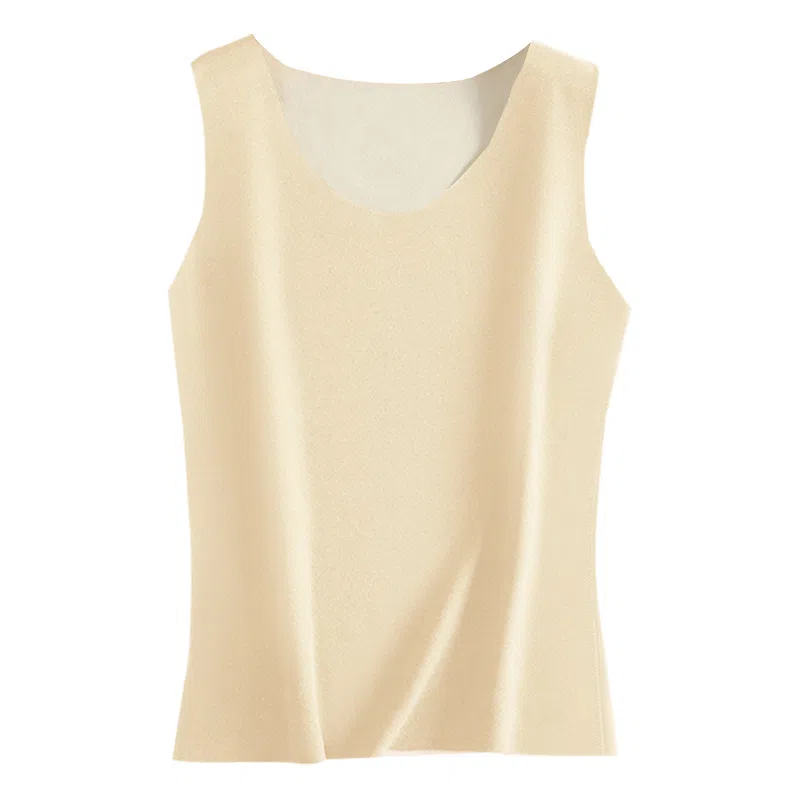 二三二三 纯色无痕自发热打底内搭保暖上装 女款