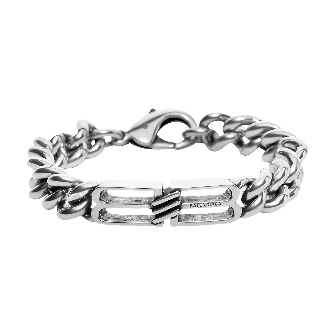 Balenciaga BB Icon Bracelet Silver