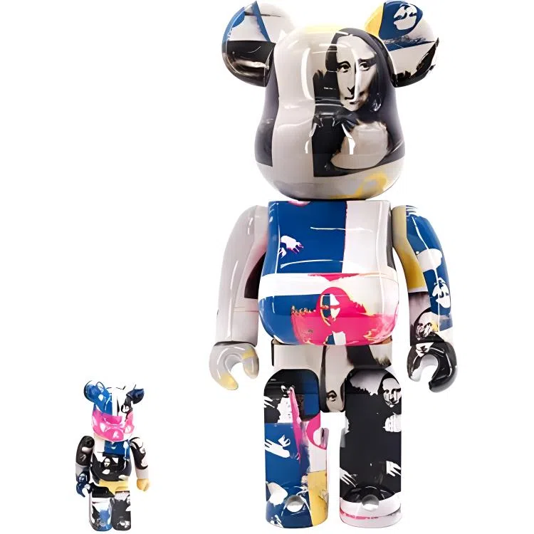 BE@RBRICK Andy Warhol Double Mona Lisa