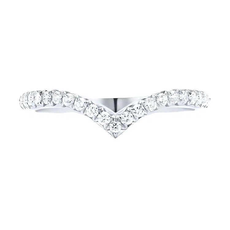 Tiffany & Co. V Shape Diamond Ring
