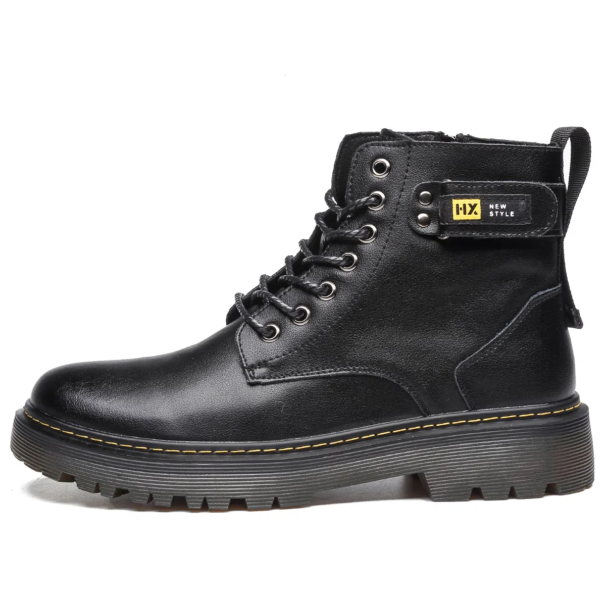 Fapai Martin Boots Mid Black