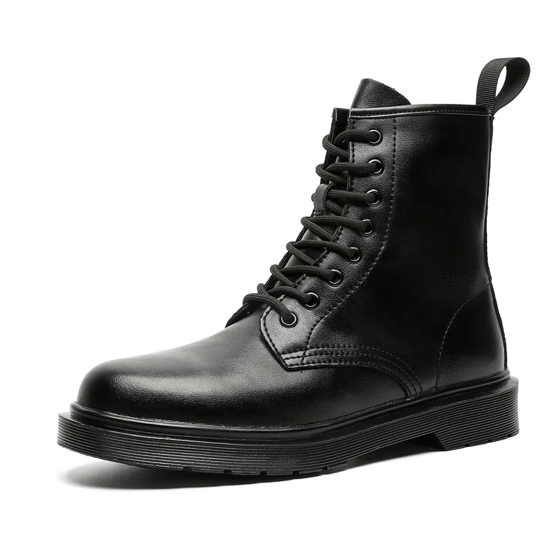 V ZERO FIVE Martin Boots Black