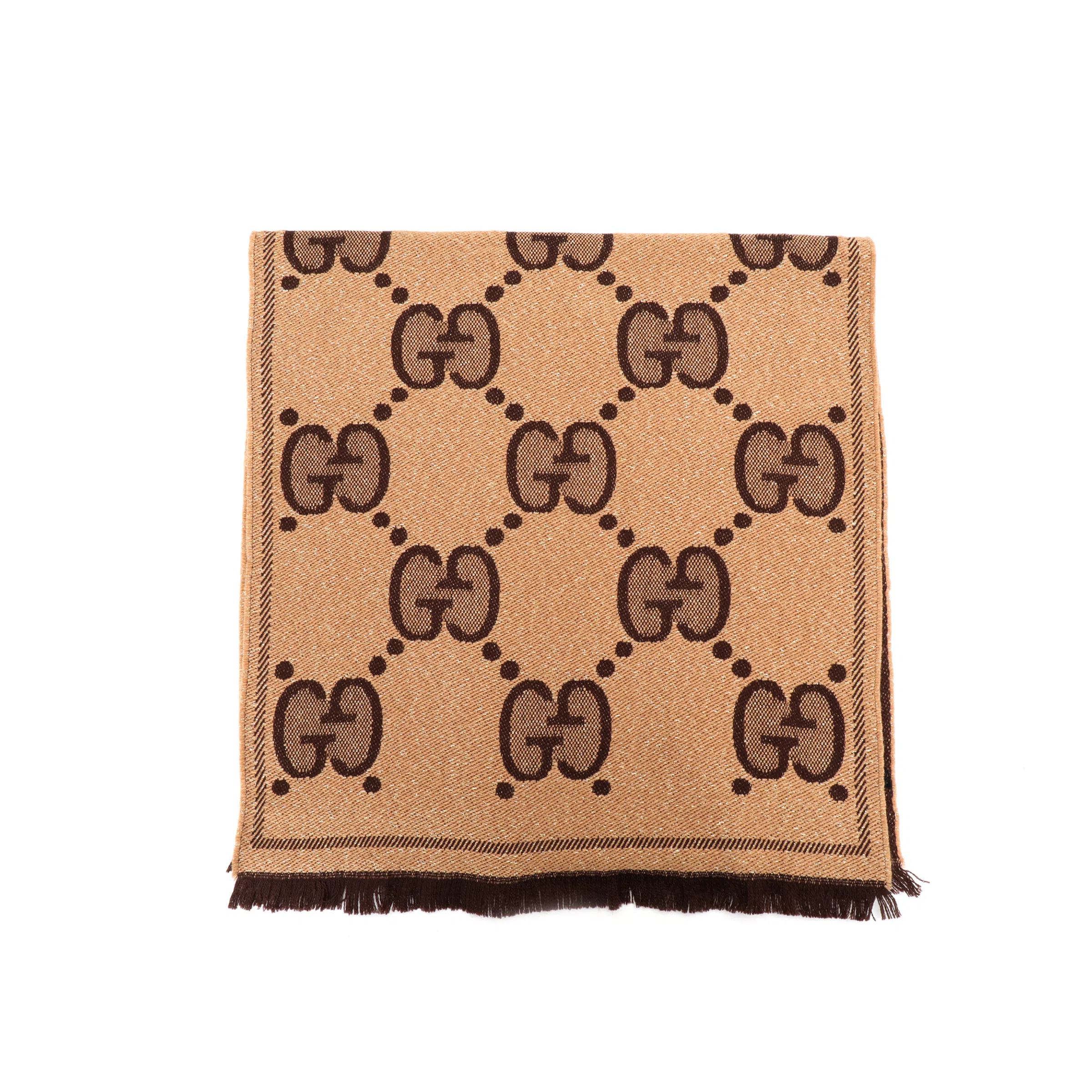 Gucci GG Wool Jacquard Scarf