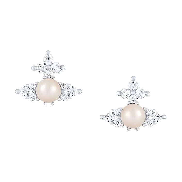 Vivienne Westwood Feodora Earrings Silver