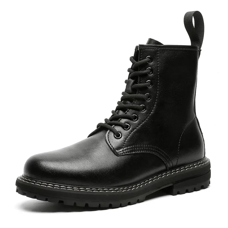 V ZERO FIVE Martin Boots Black